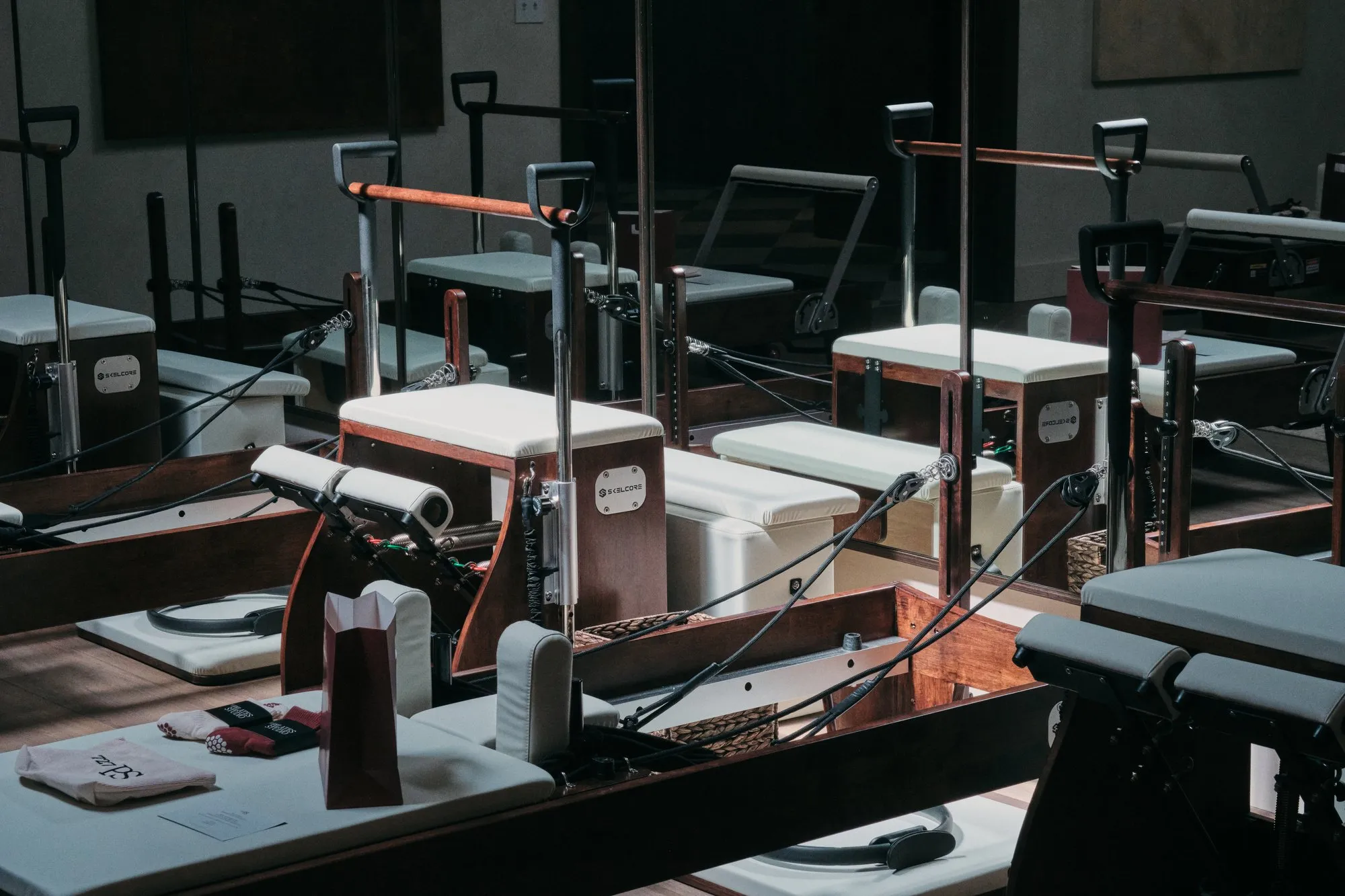727 Pilates Studio equipped with Skelcore reformers
